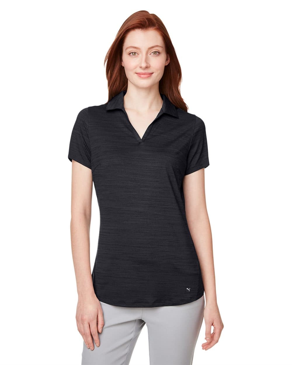 Puma Golf Women's Cloudspun Free V-neck Polo - Image 1