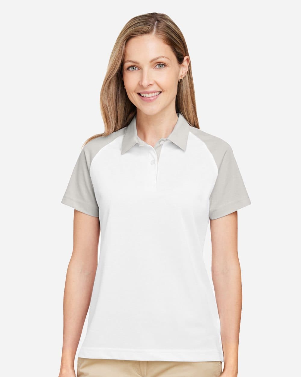 Team 365 Women's Command Snag-Protection Colorblock Polo - Image 1