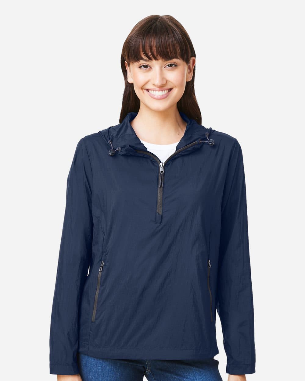 North End Women's Aura Lightweight Packable Anorak - Image 1