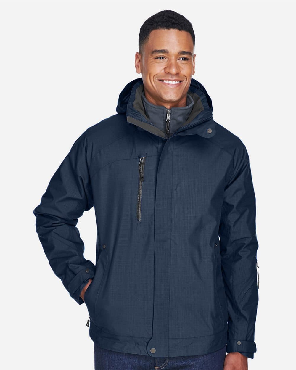 North End Men's Caprice 3-in-1 Jacket with Soft Shell Liner - Image 1