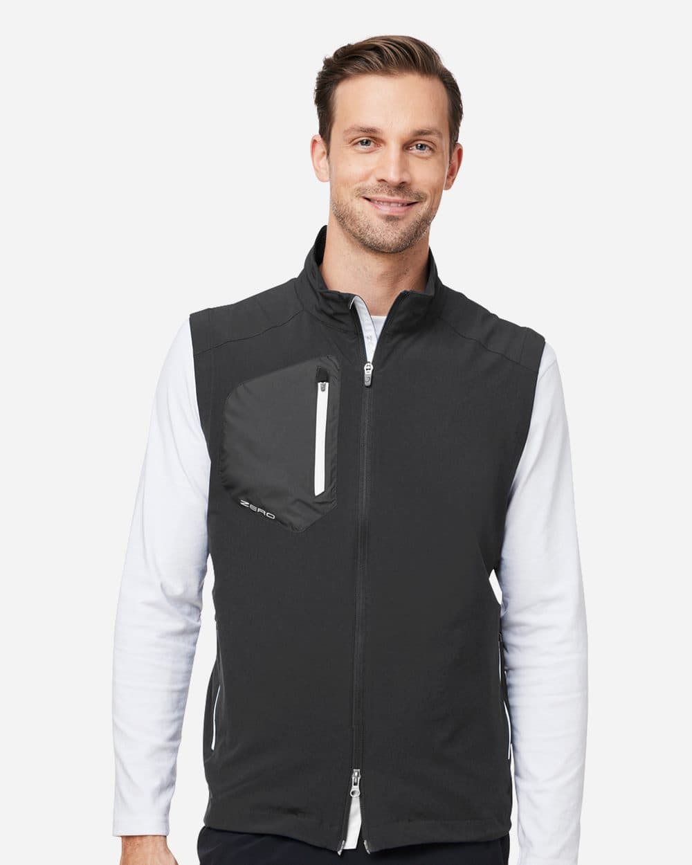 Zero Restriction Men's Full-Zip Vest - Image 1
