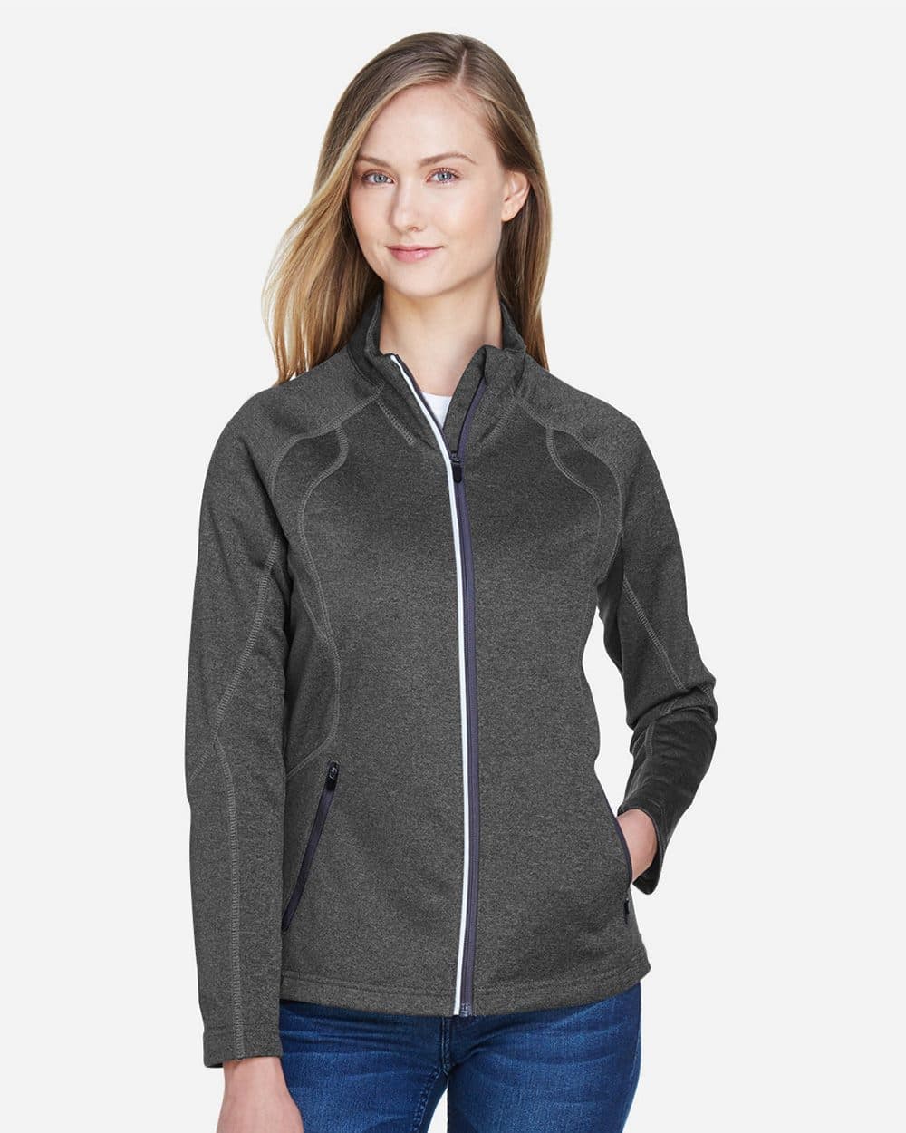 North End Women's Gravity Performance Fleece Jacket - Image 1