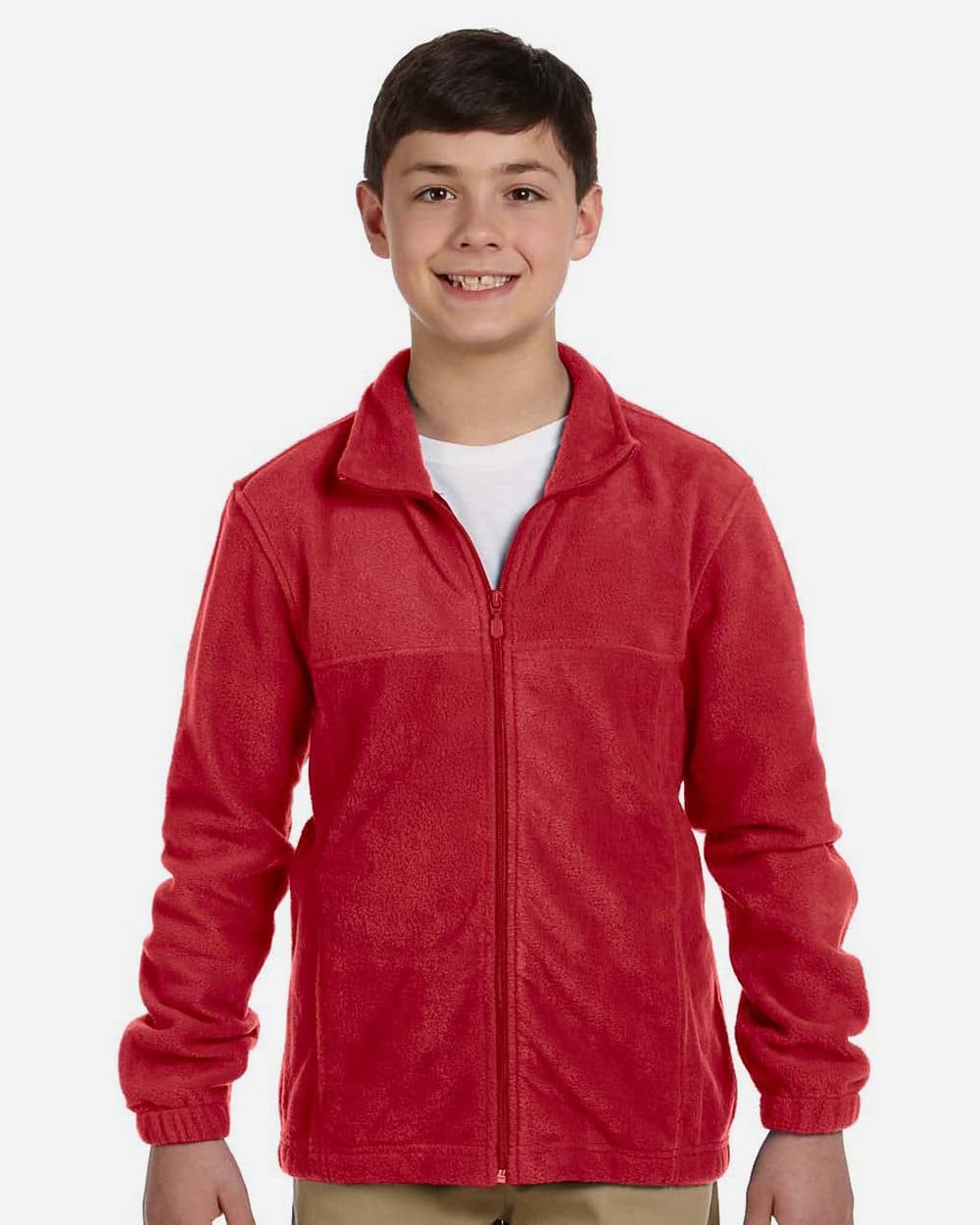 Harriton Youth Full-Zip Fleece - Image 1