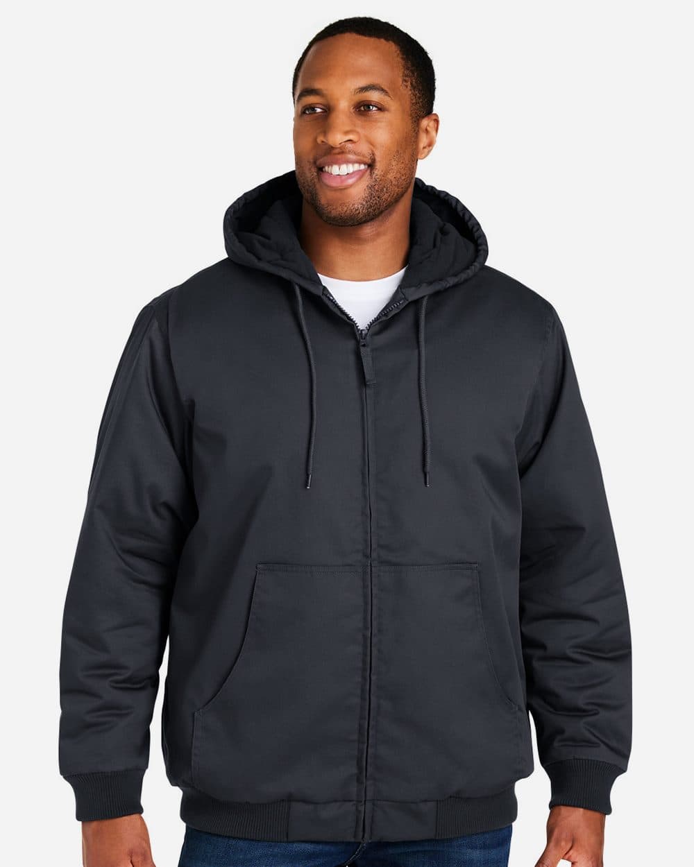 Harriton Unisex Tall ClimaBloc® Heavyweight Hooded Full-Zip Jacket - Image 1