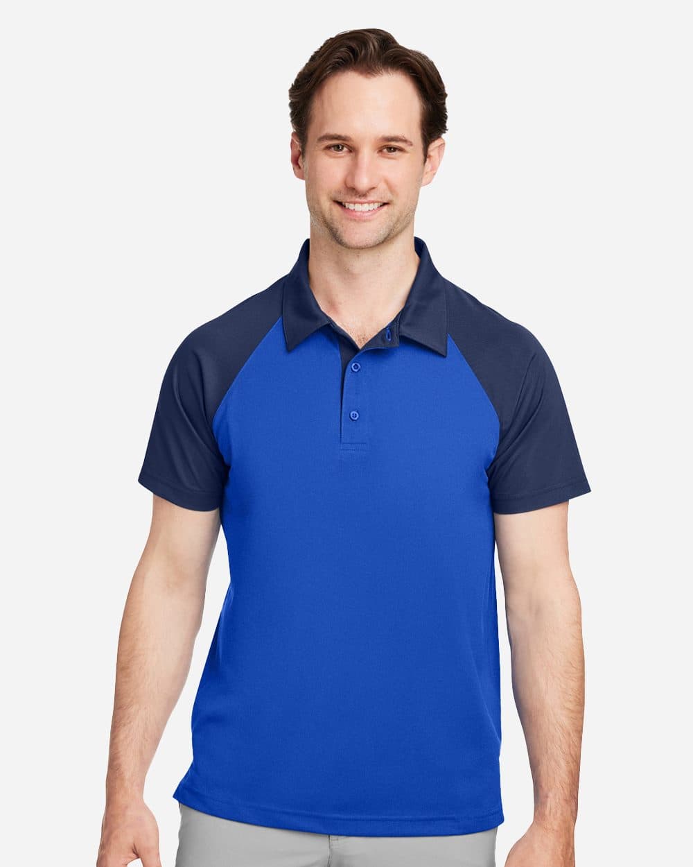Team 365 Men's Command Snag-Protection Colorblock Polo - Image 1