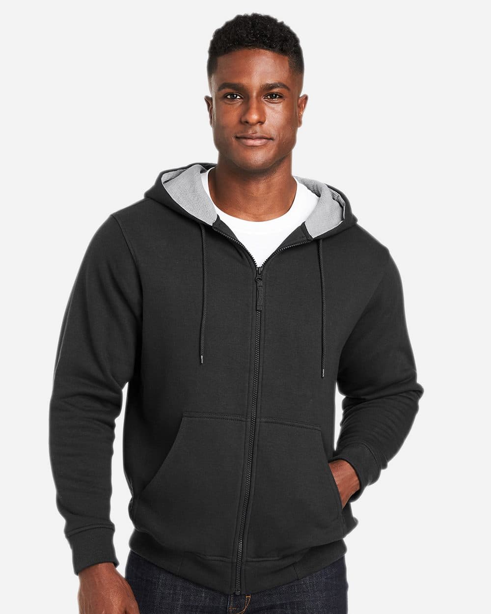 Harriton Unisex ClimaBloc™ Lined Heavyweight Hooded Sweatshirt - Image 1