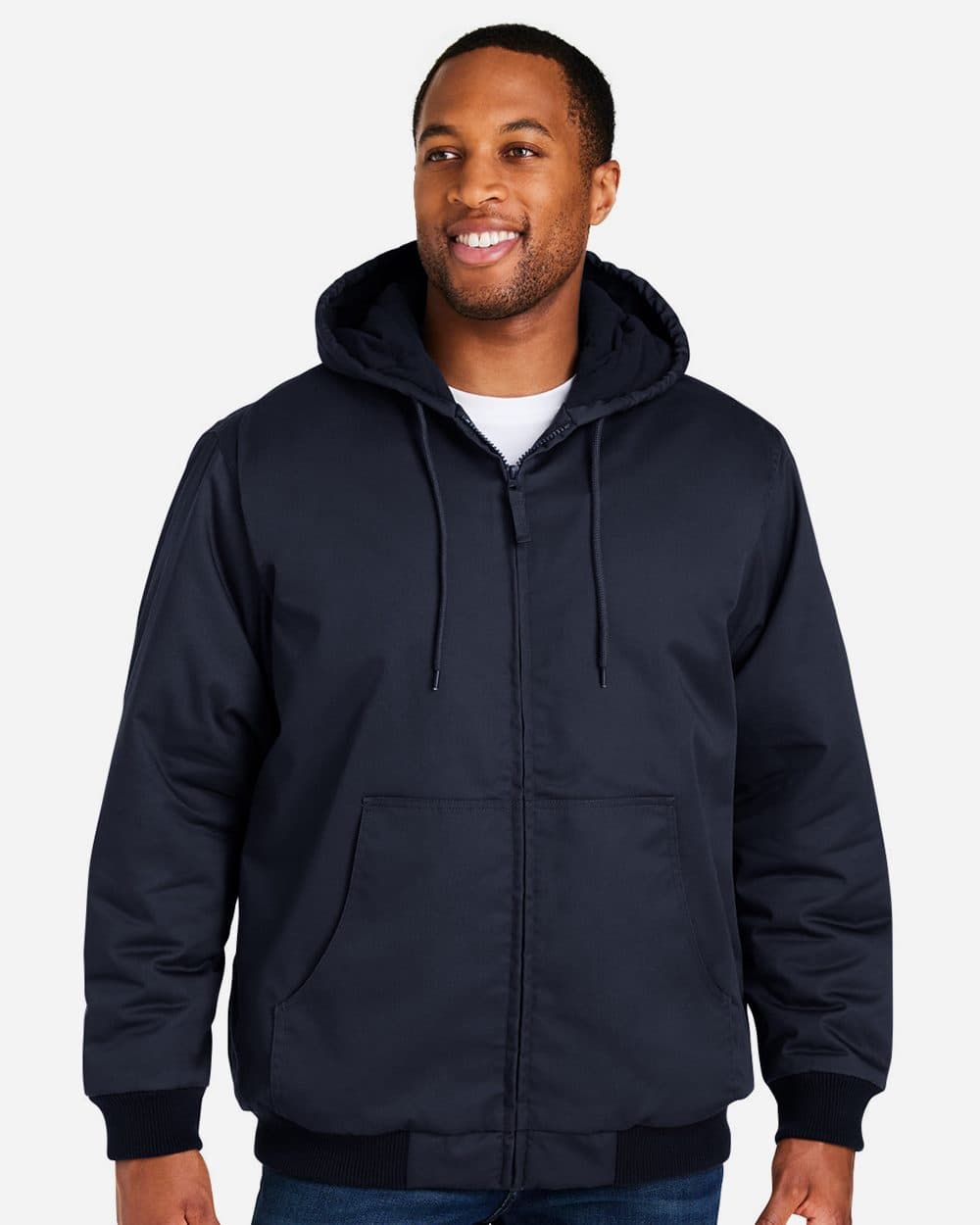 Harriton Unisex ClimaBloc® Heavyweight Hooded Full-Zip Jacket - Image 1