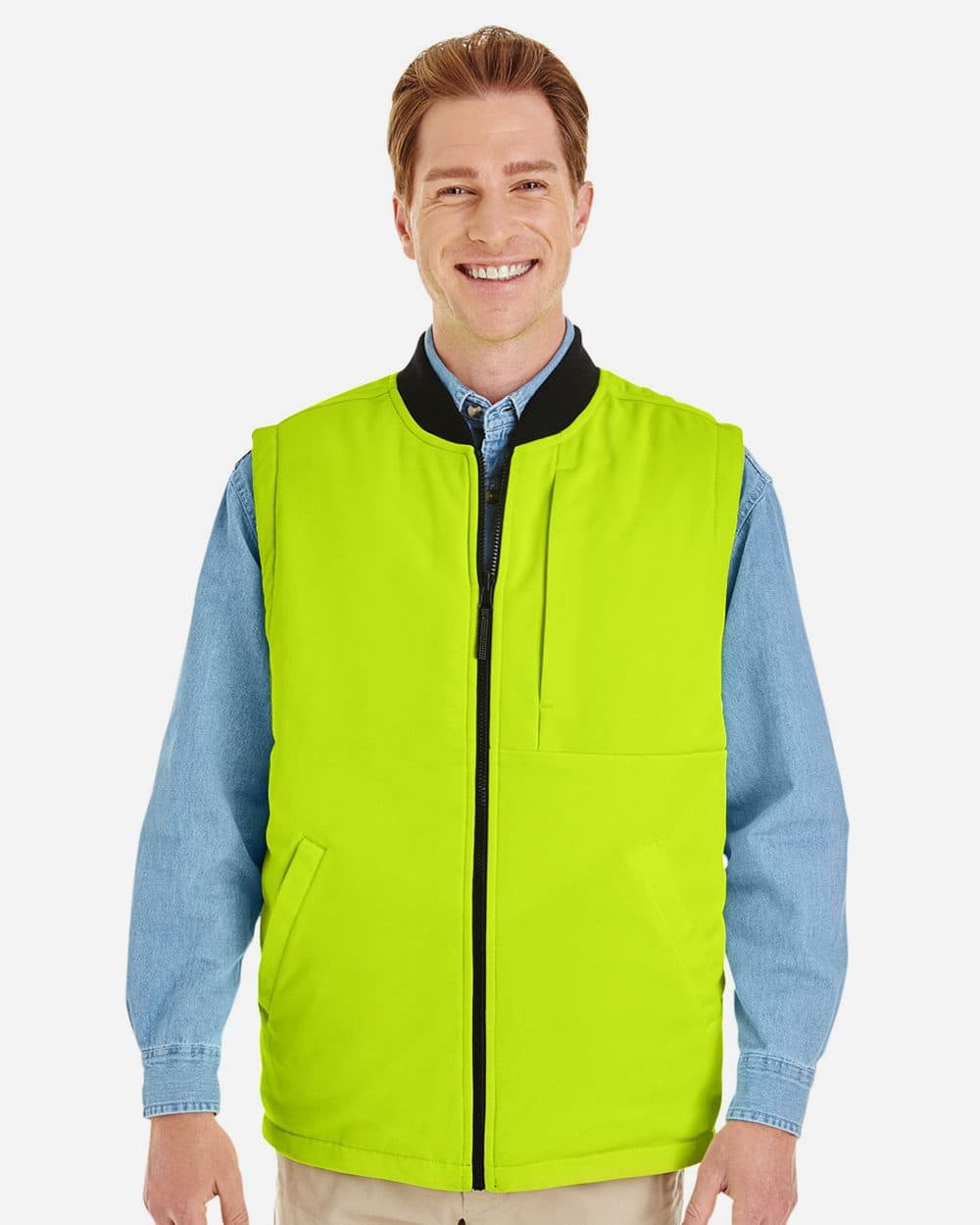 Harriton Unisex Dockside Interactive Reversible Freezer Vest - Image 1