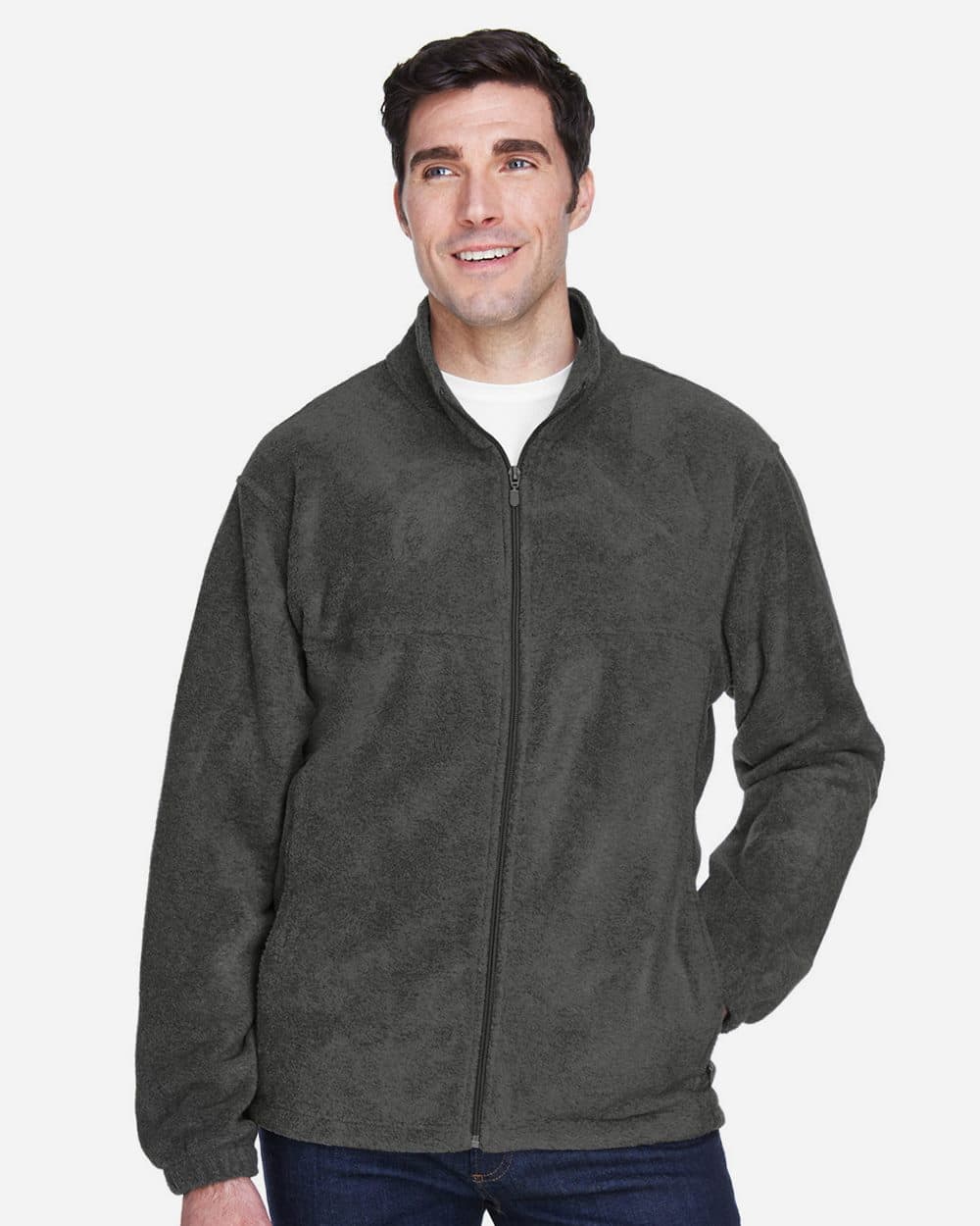 Harriton Men's Tall Full-Zip Fleece - Image 1