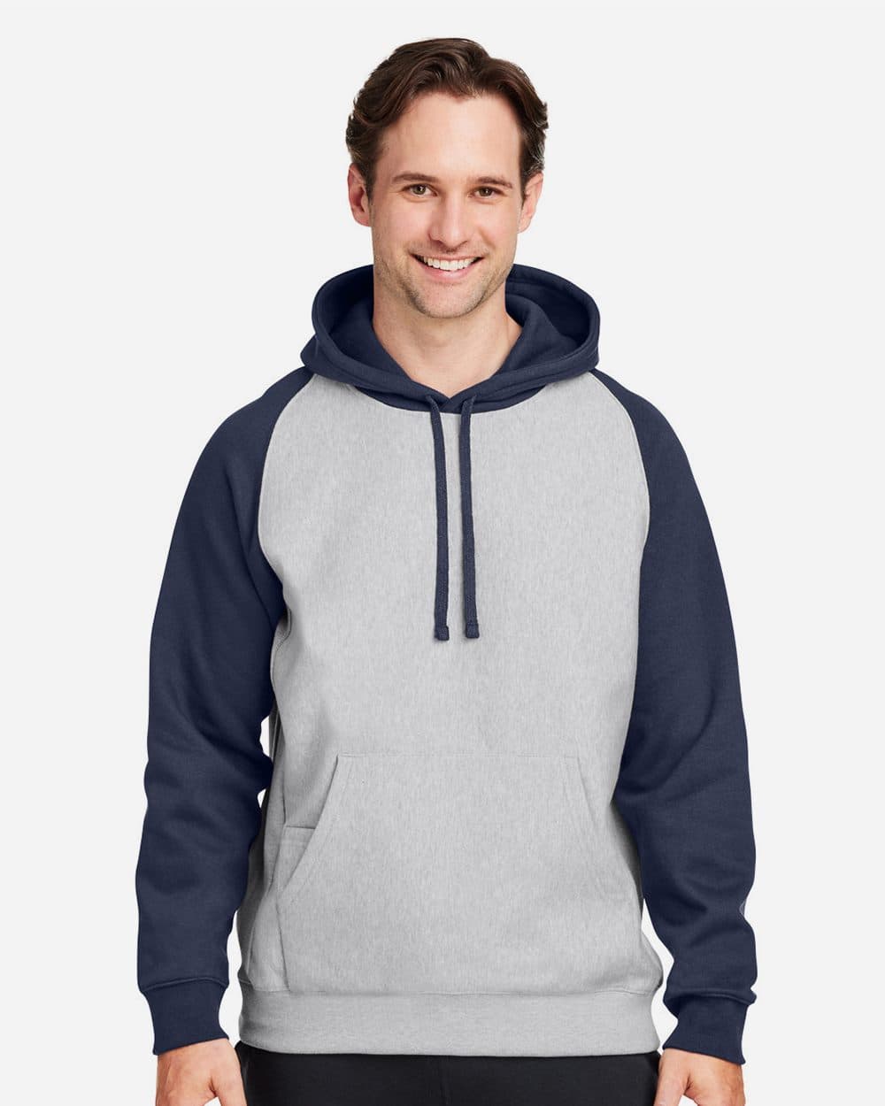 Team 365 Unisex Zone HydroSport™ Heavyweight Colorblock Hooded Sweatshirt - Image 1