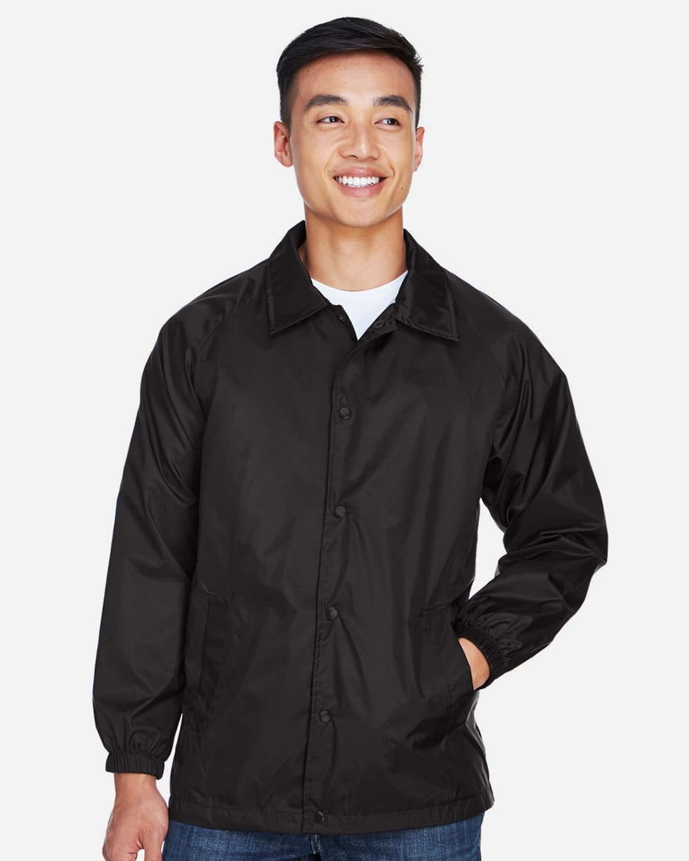 Harriton Unisex Nylon Staff Jacket - Image 1