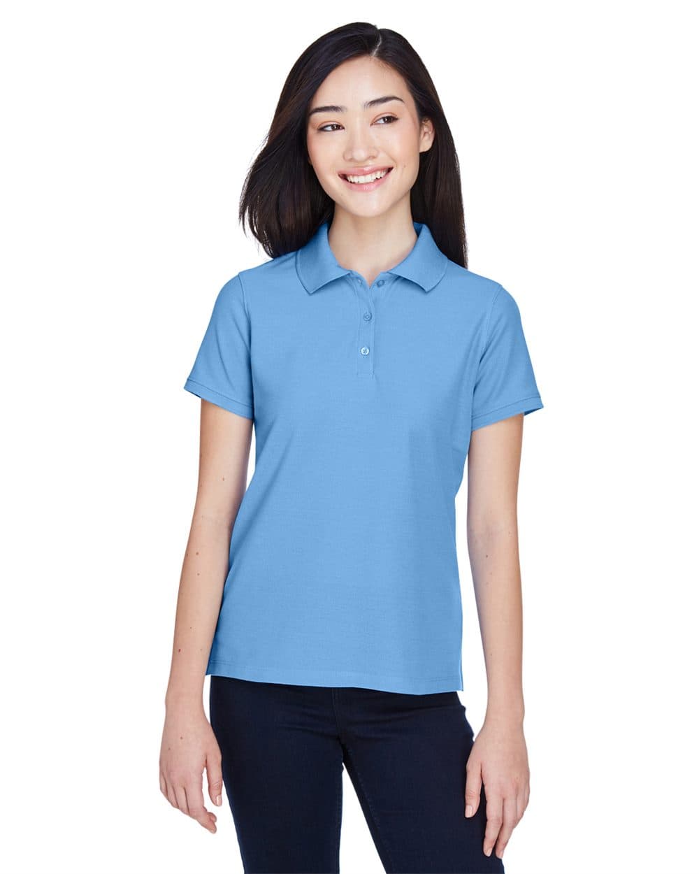Harriton Women's Blend-Tek™ Polo - Image 1