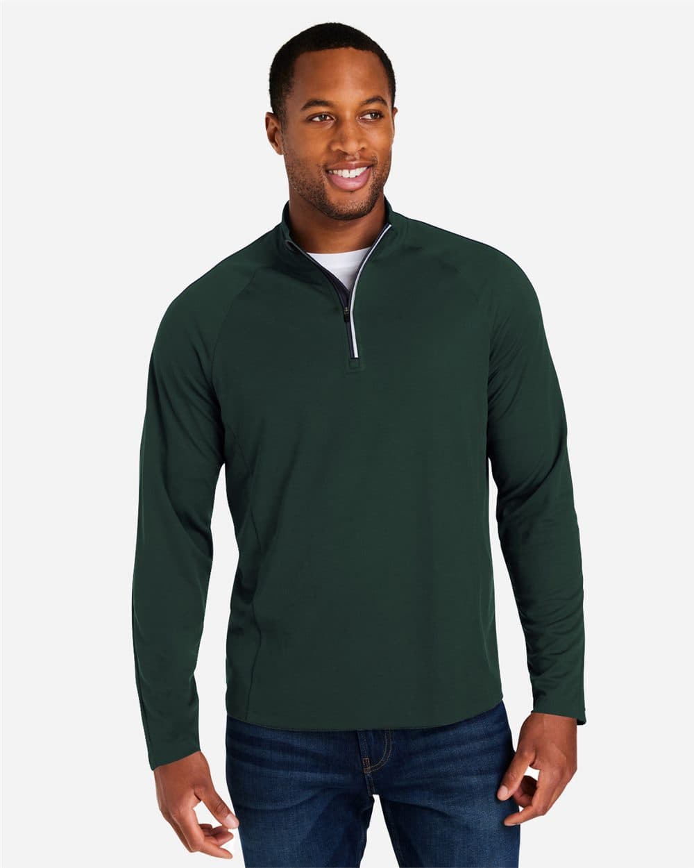 CORE365 Men's Origin Performance Pique Quarter-Zip Pullover - Image 1