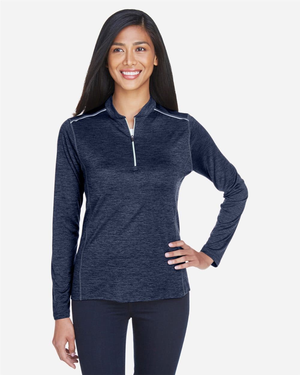 CORE365 Women's Kinetic Performance Quarter-Zip Pullover - Image 1