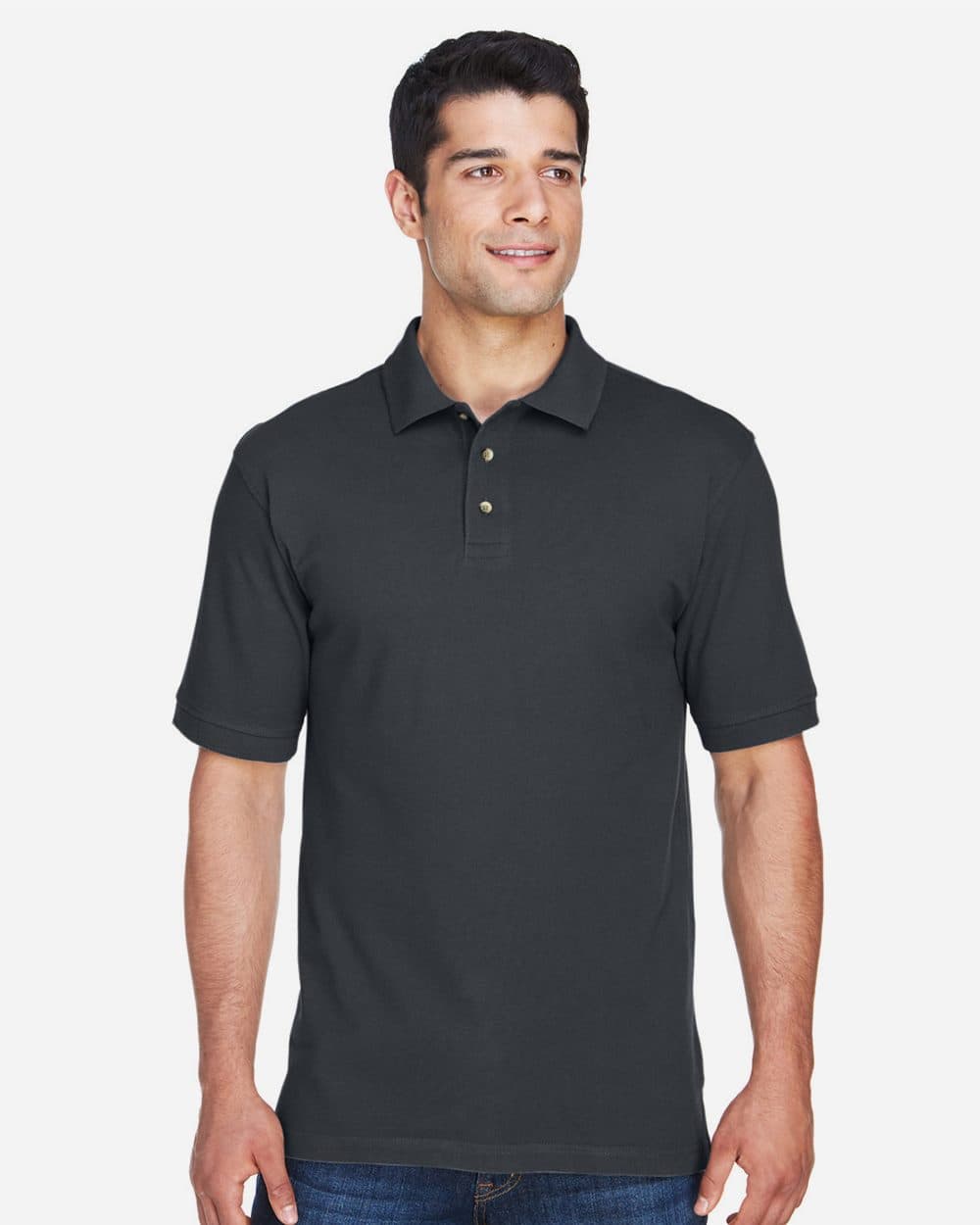 Harriton Men's Tall Cotton Pique Polo - Image 1