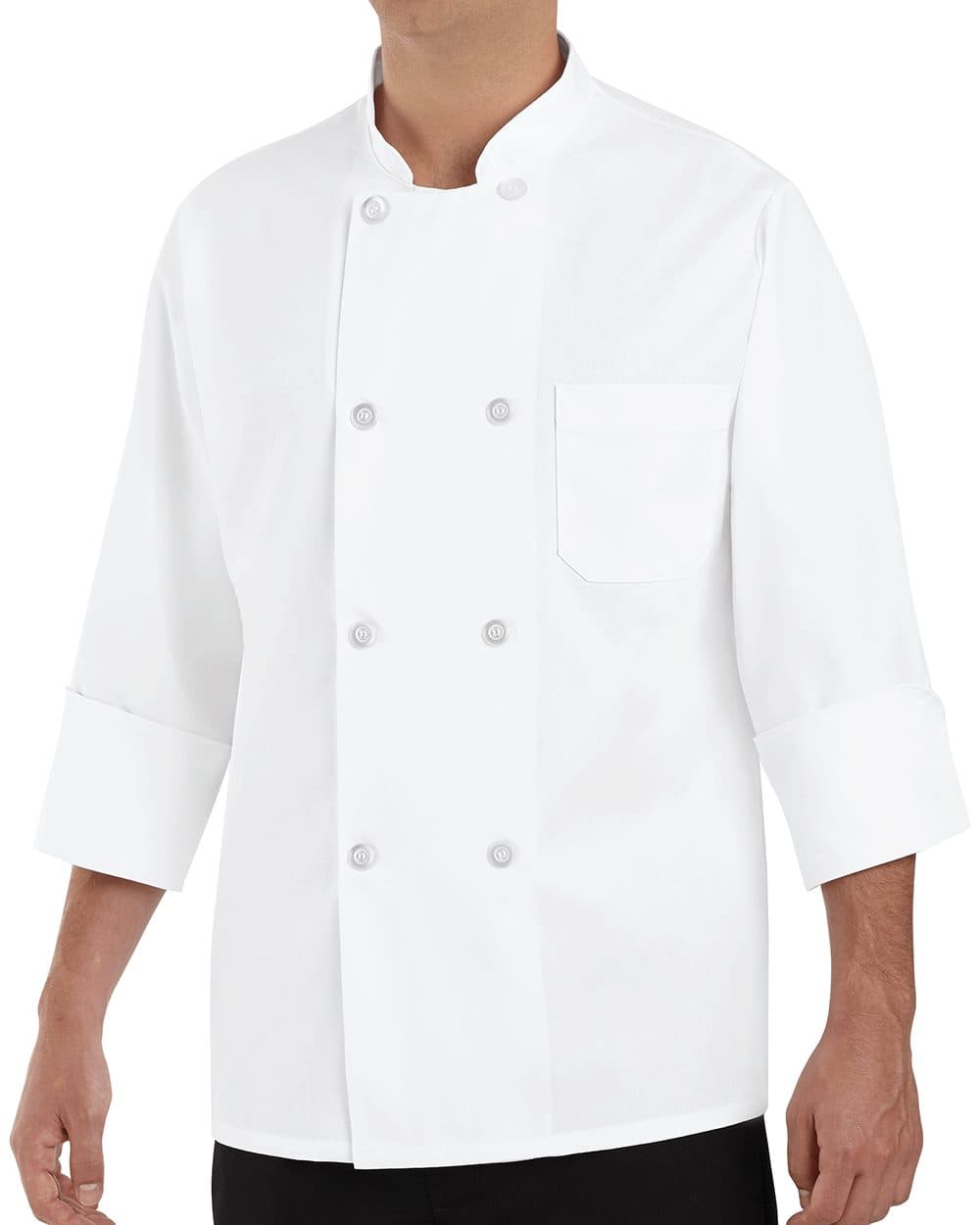 Chef Designs Eight Pearl Button Chef Coat - Image 1