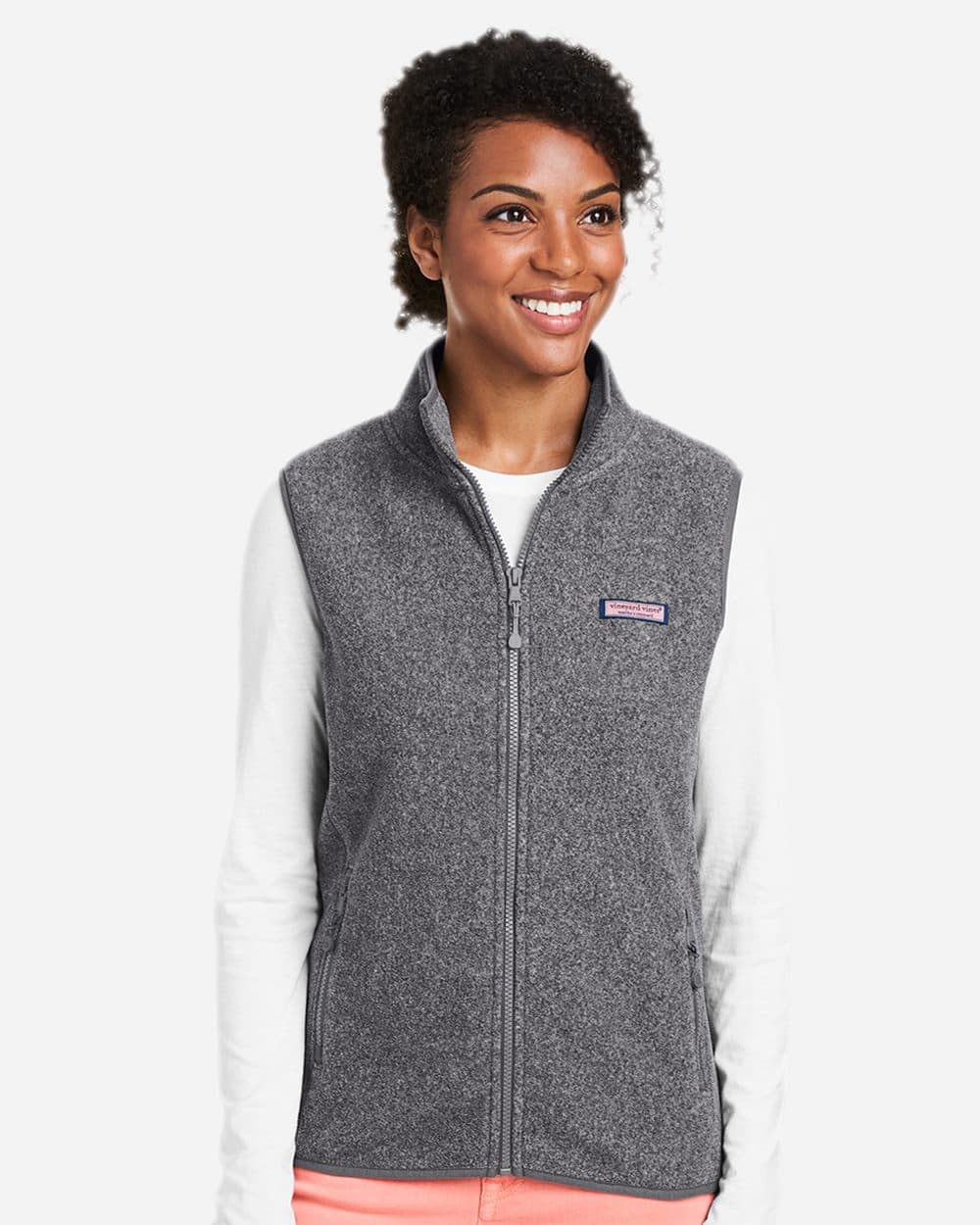 vineyard vines Women's Harbor Fleece Vest - Image 1