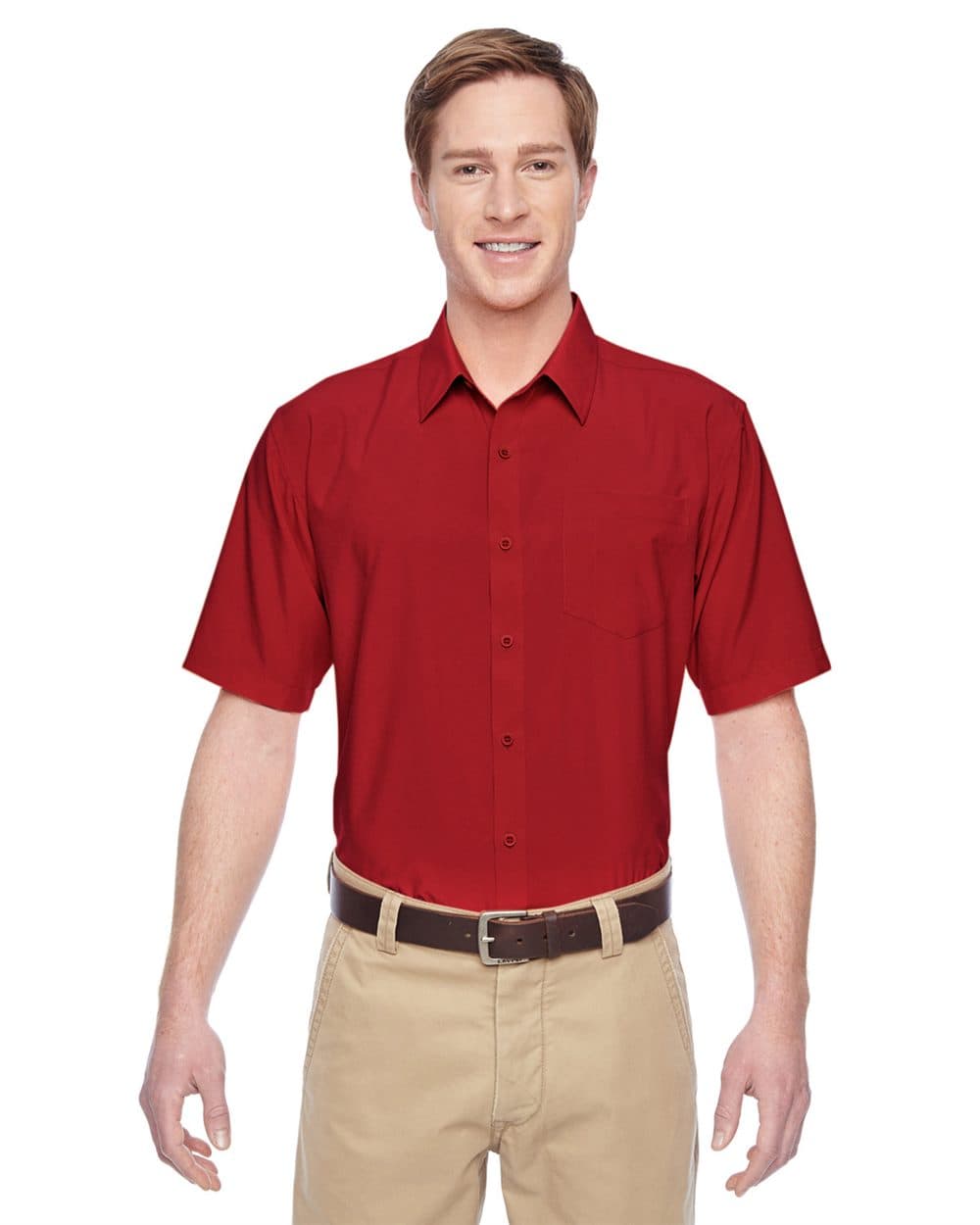 Harriton Men's Paradise Short Sleeve Performance Shirt - Image 1