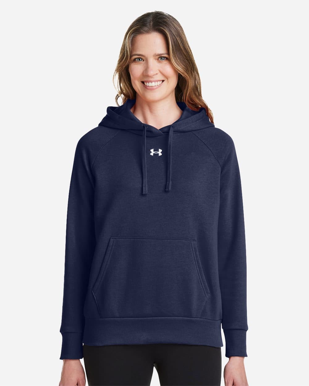 Under Armour Women's Rival Fleece Hooded Sweatshirt - Image 1