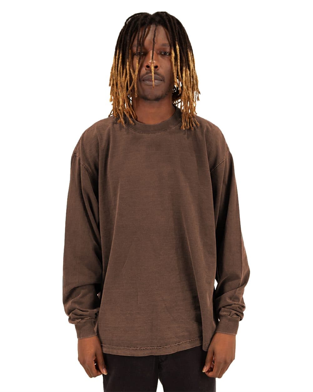 Shaka Wear Unisex Max Heavyweight Garment-Dyed Long Sleeve Tee - Image 1