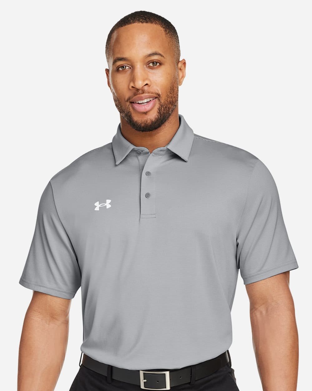 Under Armour Men's Destin Drive "UA Playoff Team Stripe" Performance Polo - Image 1