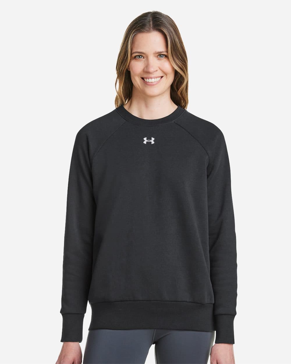 Under Armour Women's Rival Fleece Crewneck Sweatshirt - Image 1