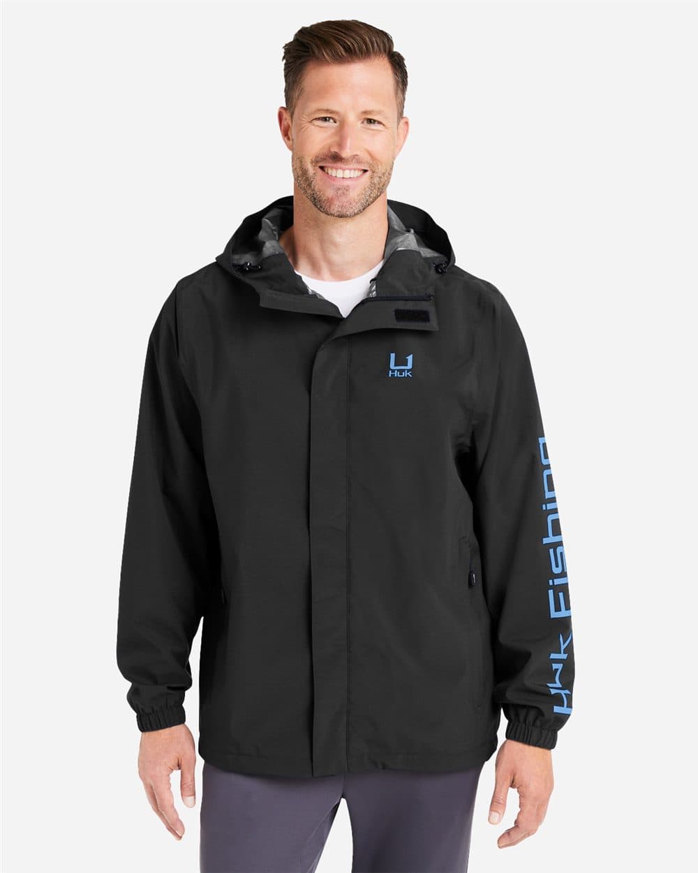 HUK Men's Storm Rain Jacket - Image 1