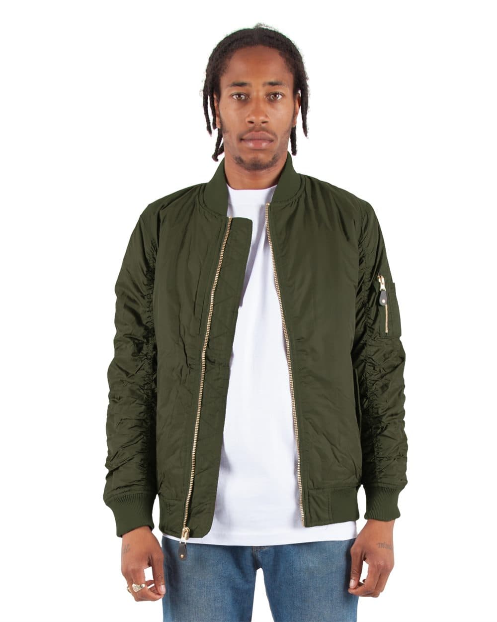 Shaka Wear Unisex Bomber Jacket - Image 1