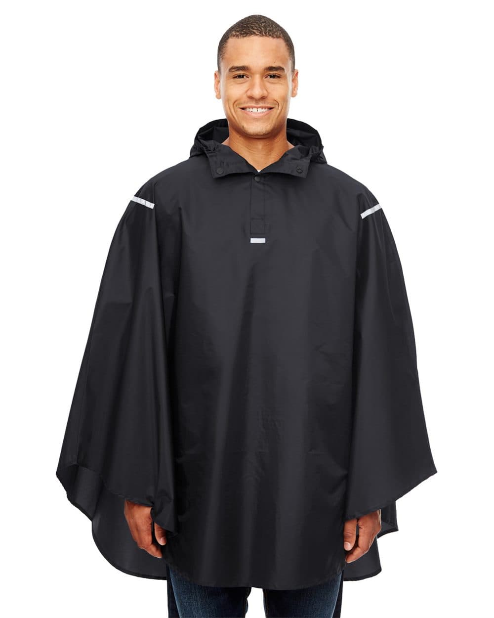 Team 365 Unisex Zone Protect Packable Poncho - Image 1