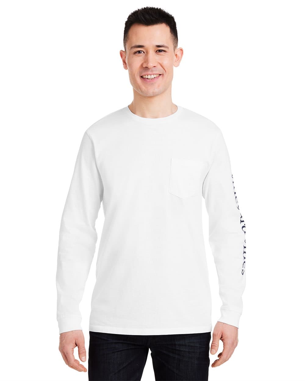 vineyard vines Unisex Long Sleeve Pocket T-Shirt - Image 1