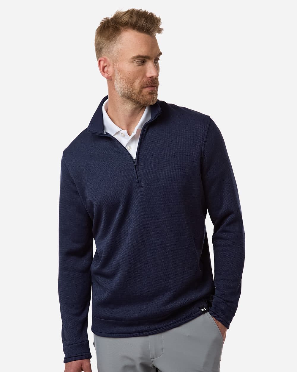 Under Armour Men's Storm Sweater Fleece Quarter-Zip Pullover - Image 1