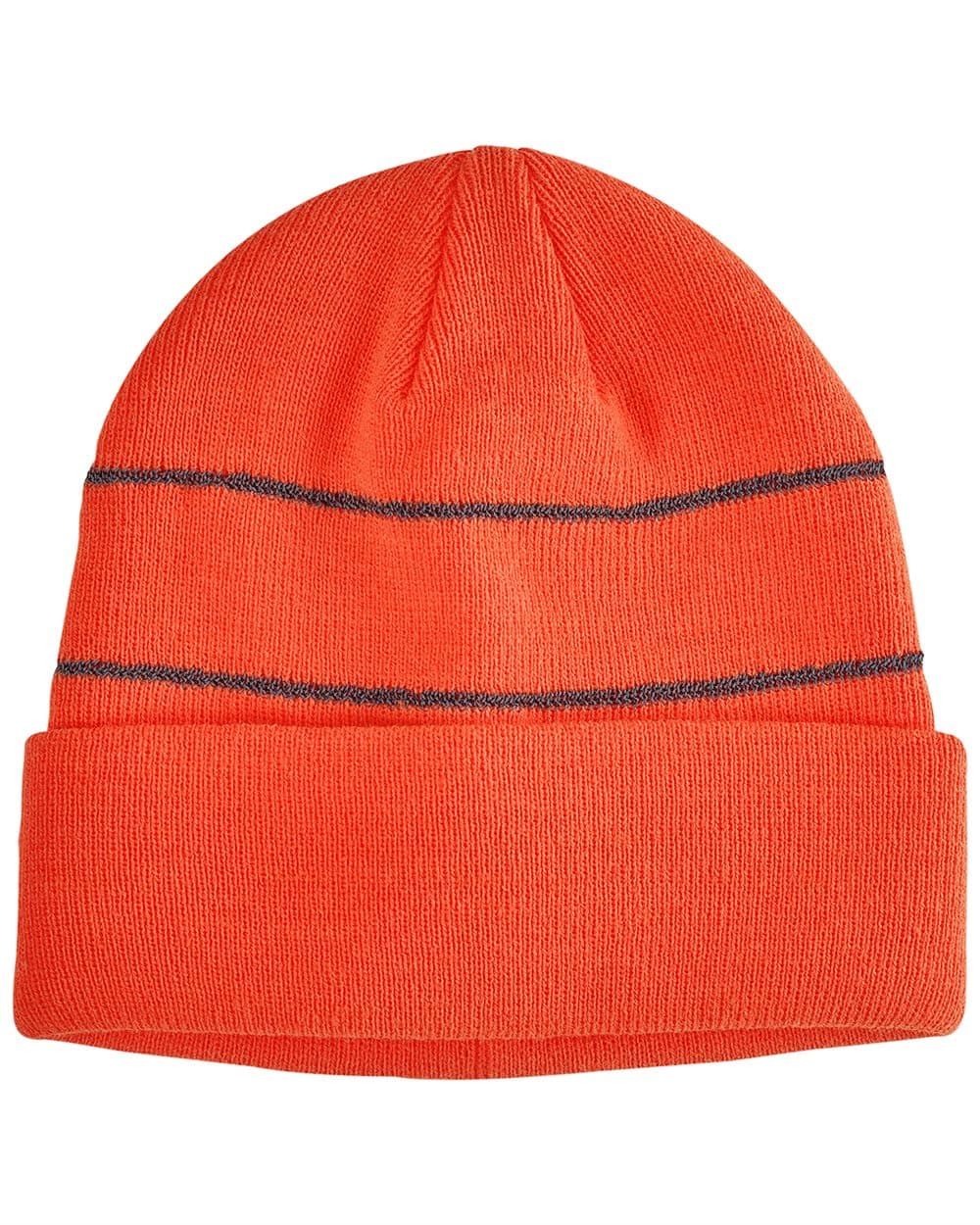 Big Accessories Reflective Cuffed Beanie - Image 1