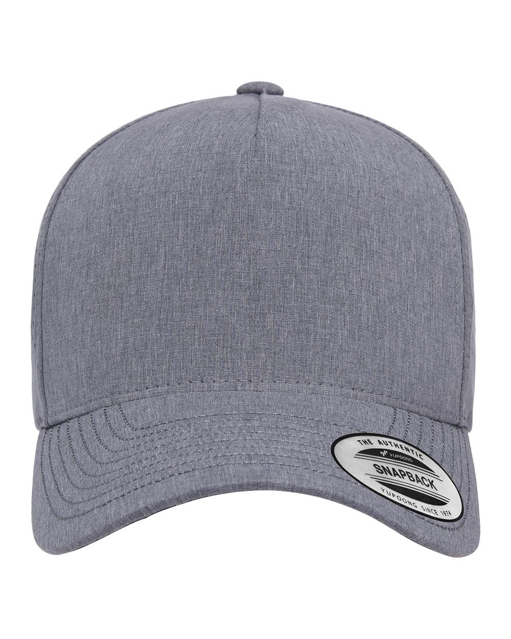 YP Classics Five-Panel Snapback with Perforated Cap - Image 1