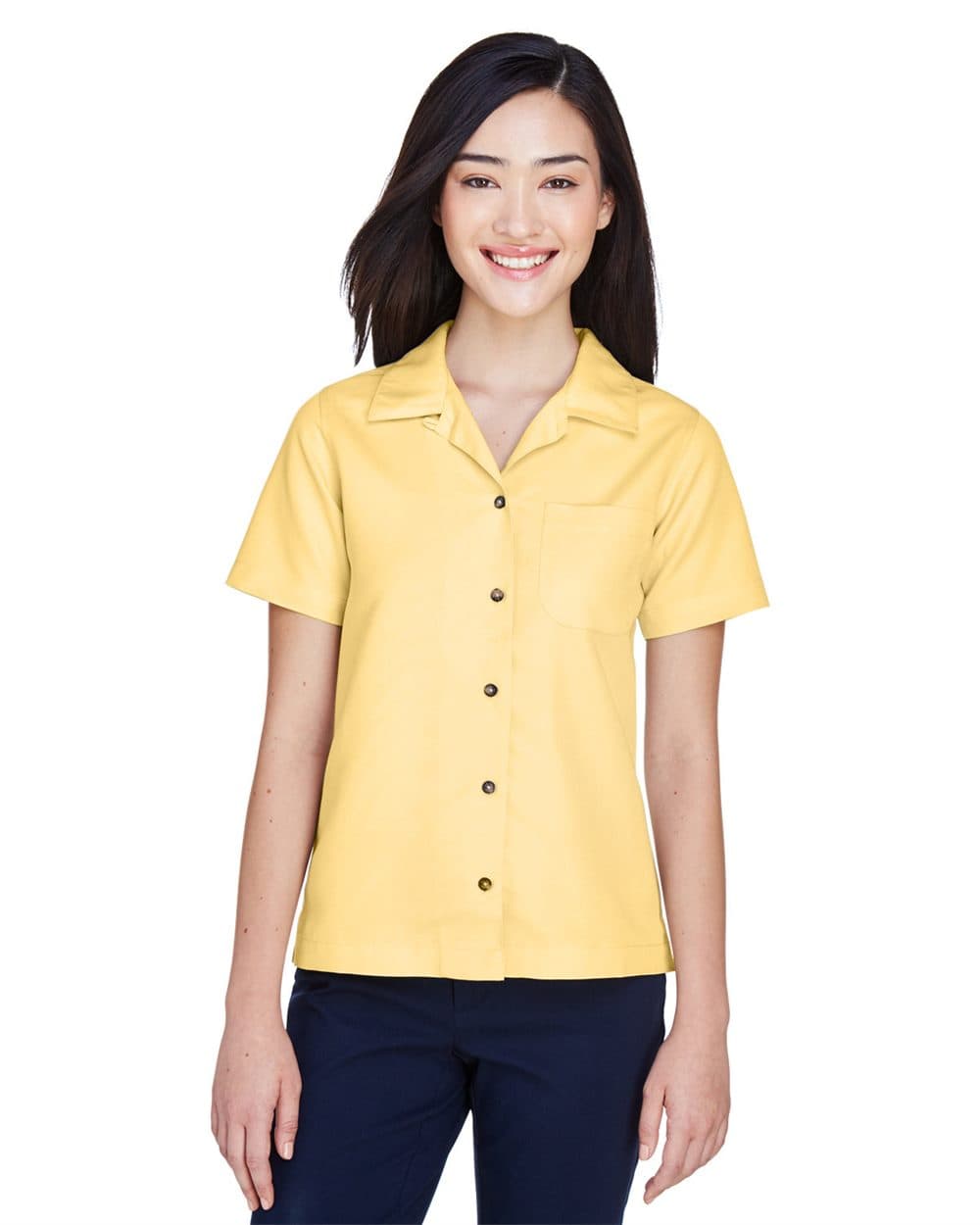 UltraClub Women's Cabana Breeze Camp Shirt - Image 1