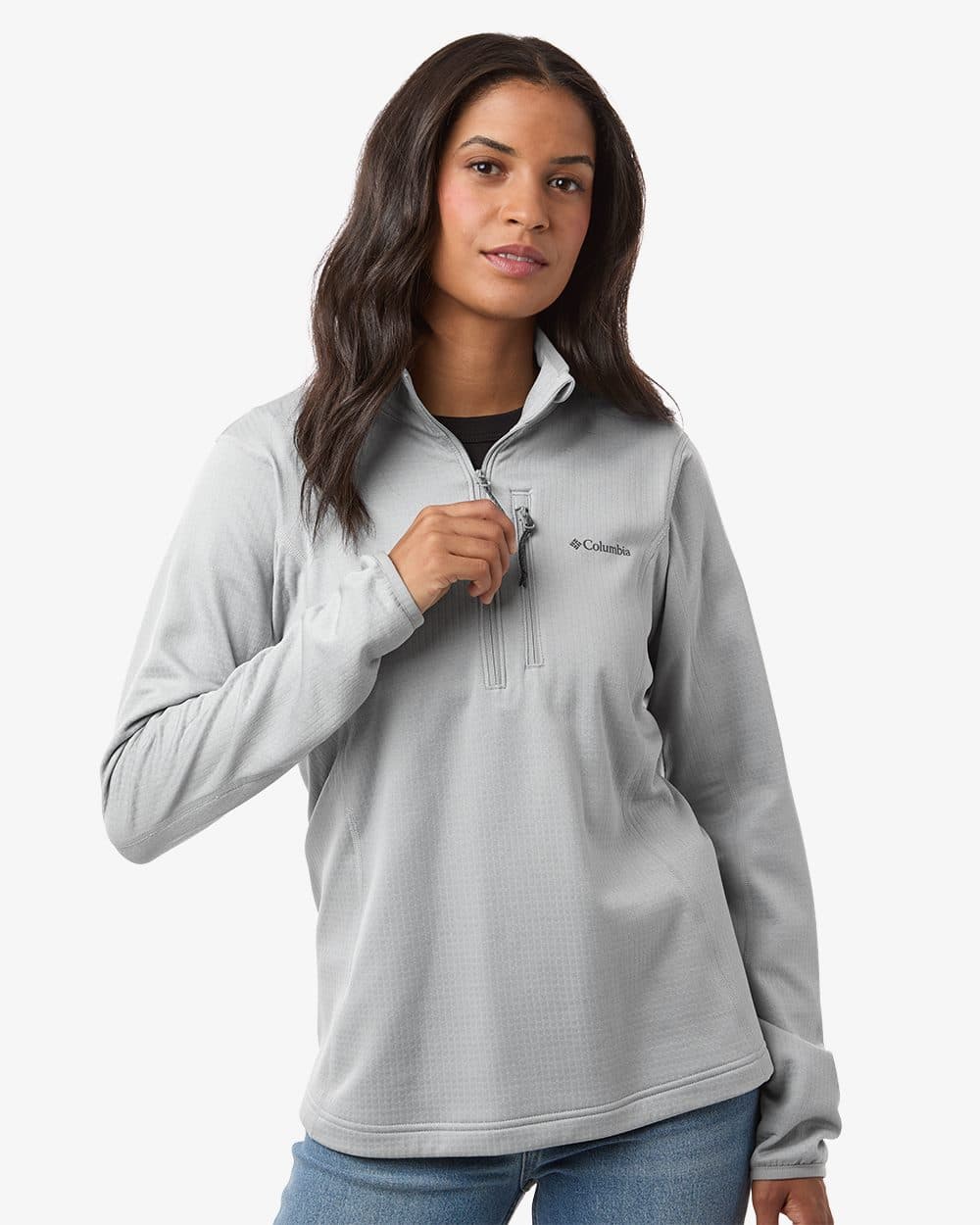 Columbia Women's Essential Hike™ Grid Fleece Half-Zip Pullover - Image 1