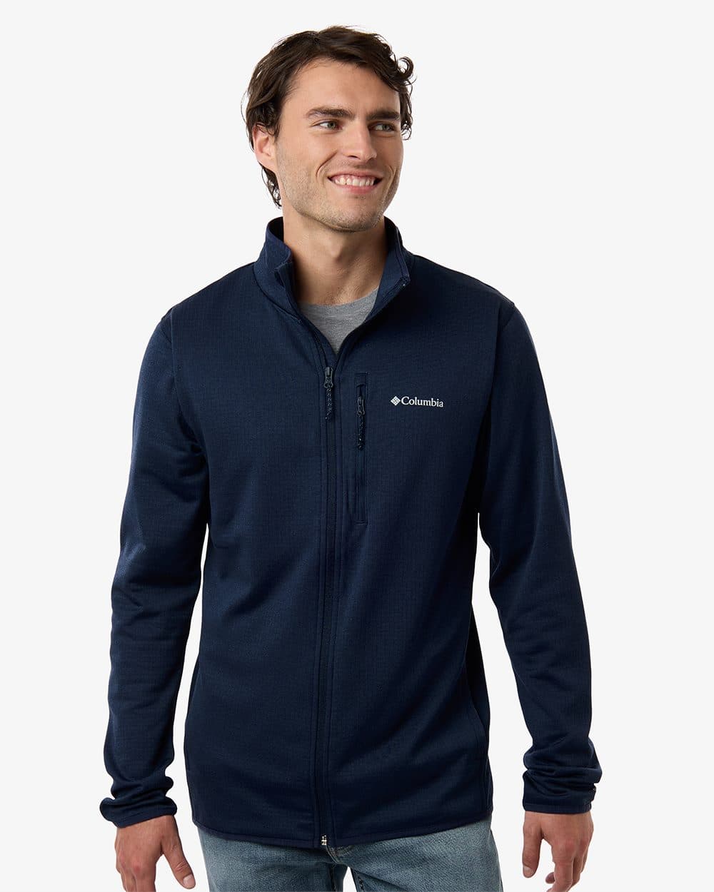 Columbia Men's Essential Hike™ Grid Fleece Full-Zip - Image 1