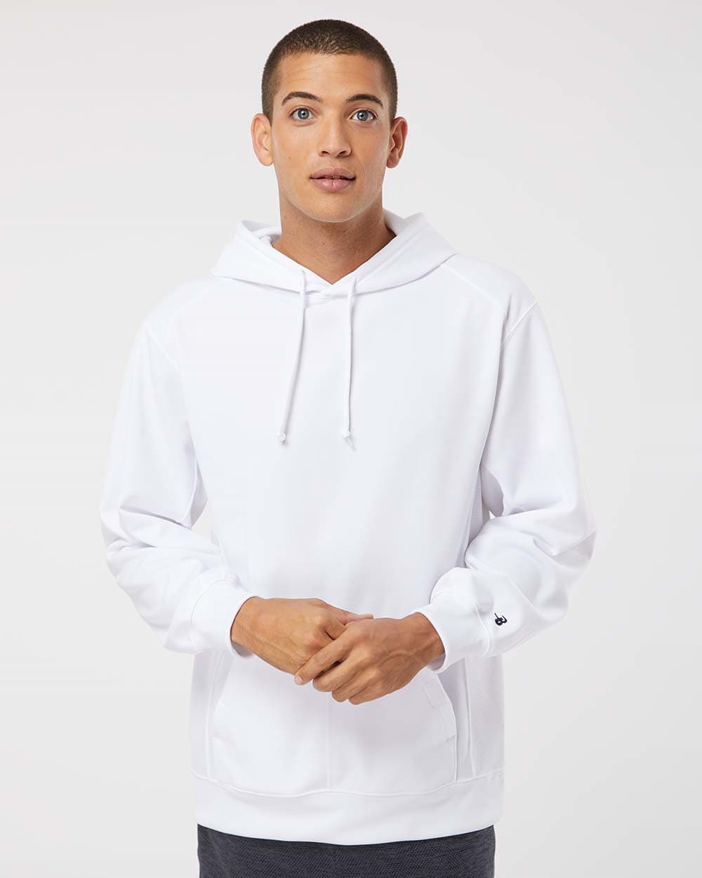 Badger Men's Performance Fleece Hooded Sweatshirt - Image 1