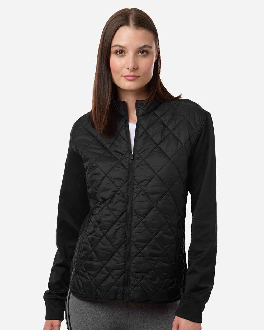 Adidas Women's Ultimate Quilted Full-Zip Jacket - Image 1