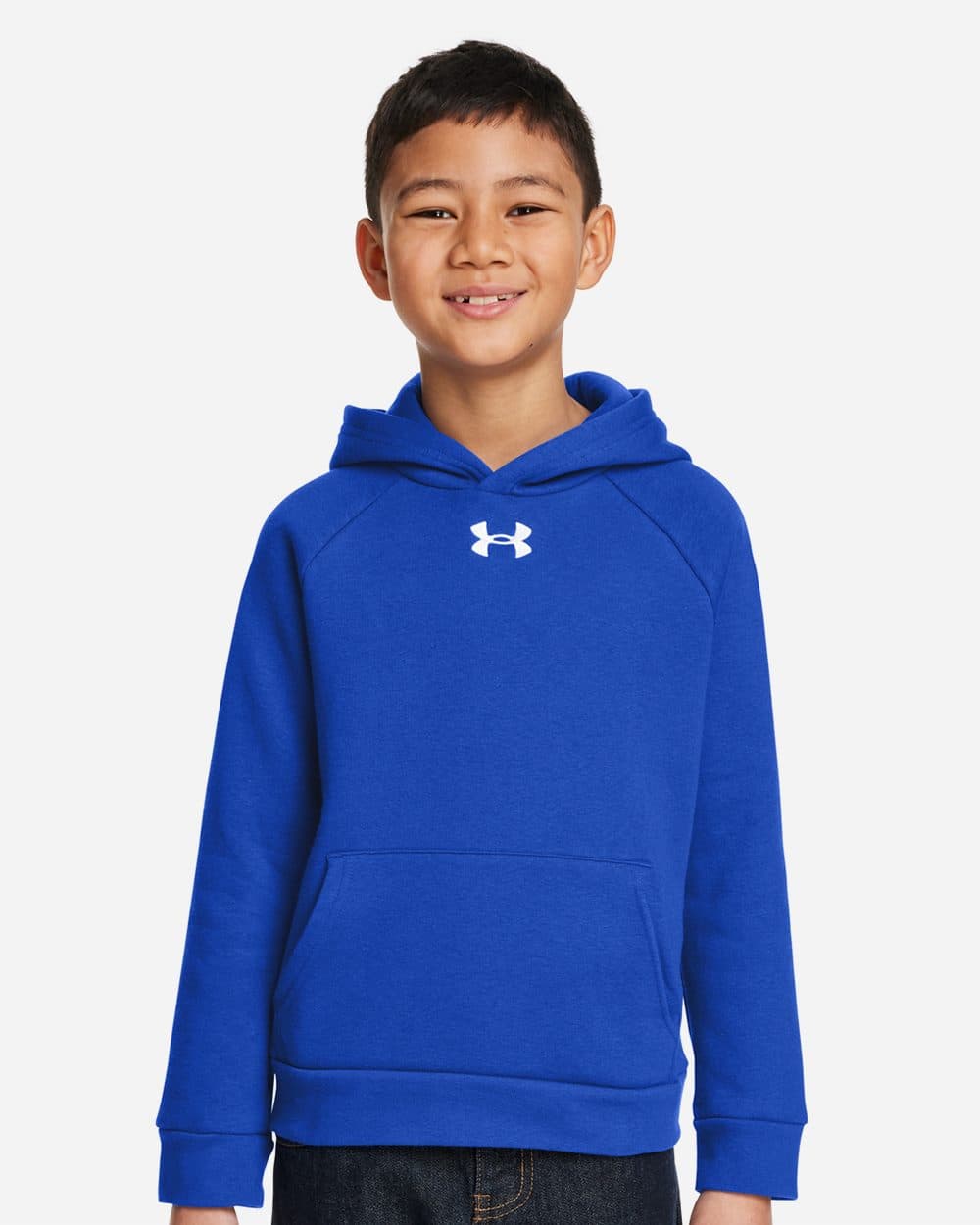 Under Armour Youth Rival Fleece Hooded Sweatshirt - Image 1