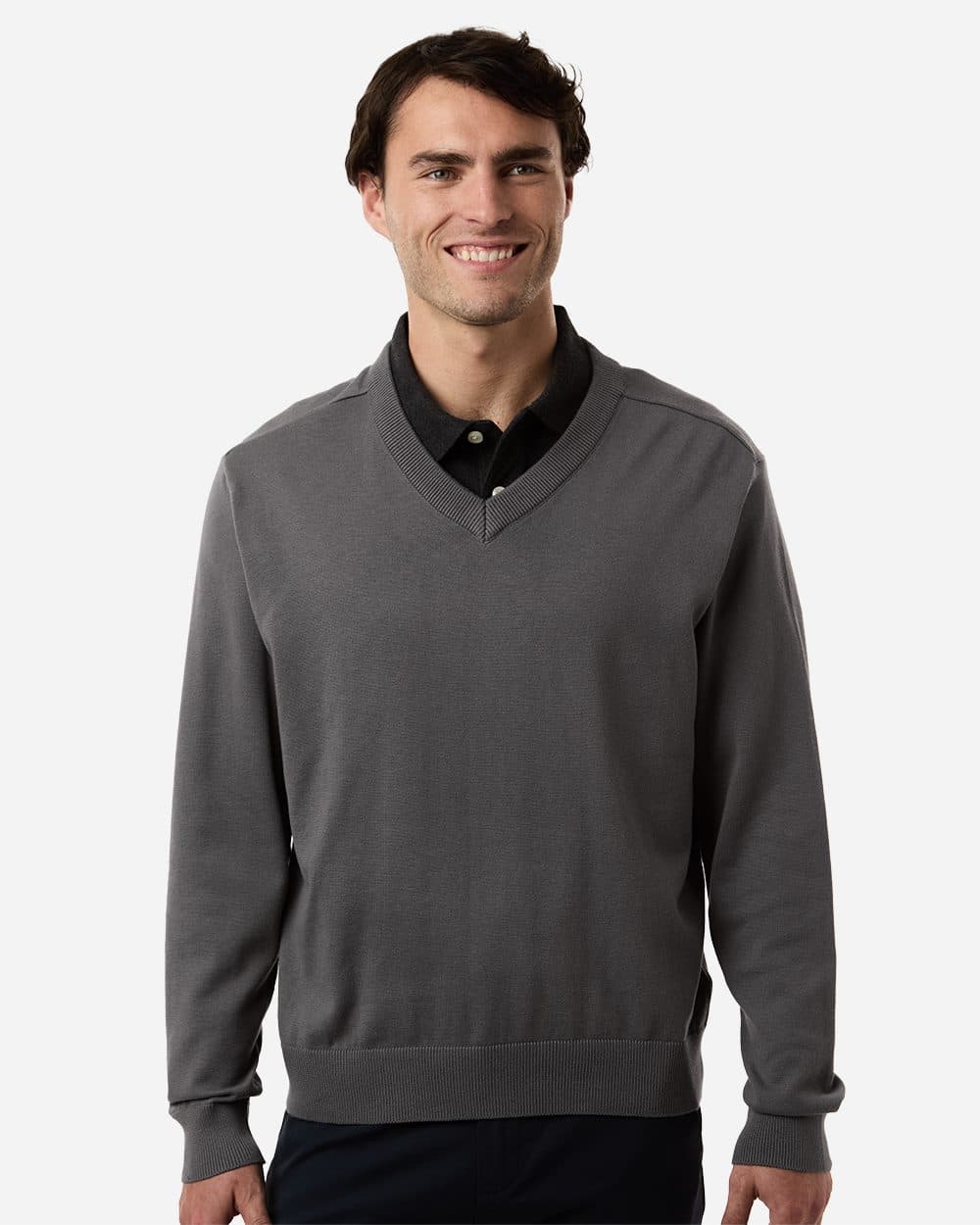 Devon & Jones Men's New Classics V-Neck Sweater - Image 1