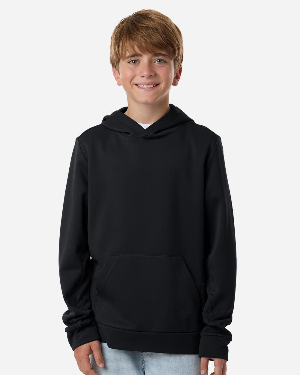 Team 365 Youth Squad Hooded Tech Fleece Pullover - Image 1