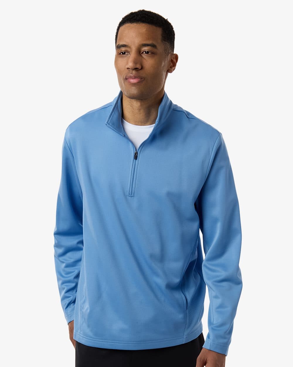 Team 365 Unisex Squad Cadet Quarter-Zip Tech Fleece Pullover - Image 1