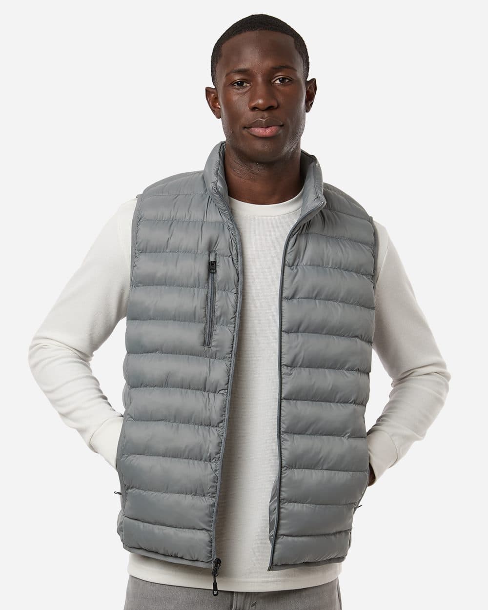 Weatherproof Men's Lightweight Poly-filled Packable Vest - Image 1