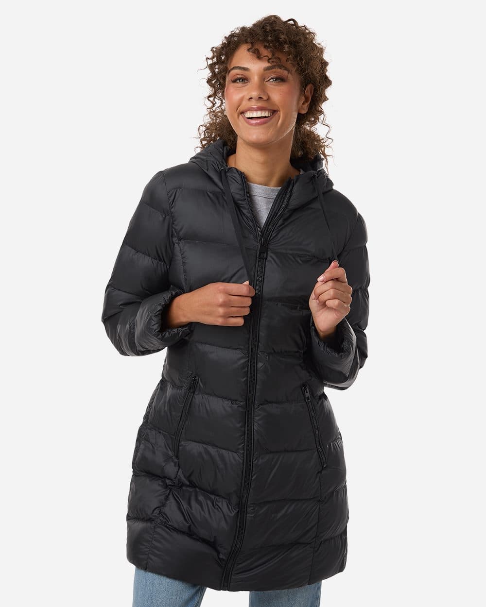 Weatherproof Women's Poly-filled 3/4 Length Coat - Image 1