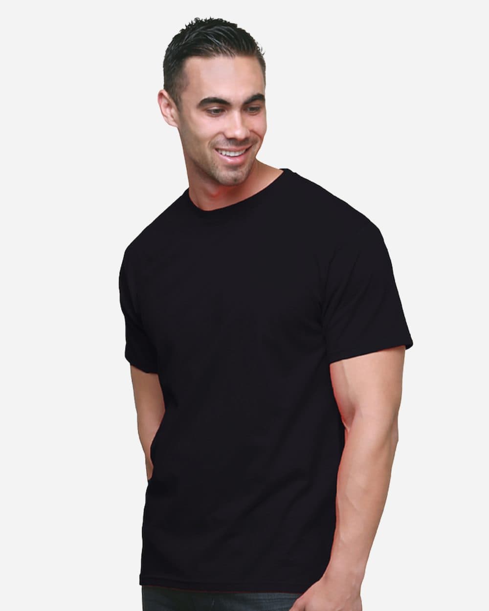 Bayside Men's Union-Made Fine Jersey T-Shirt - Image 1