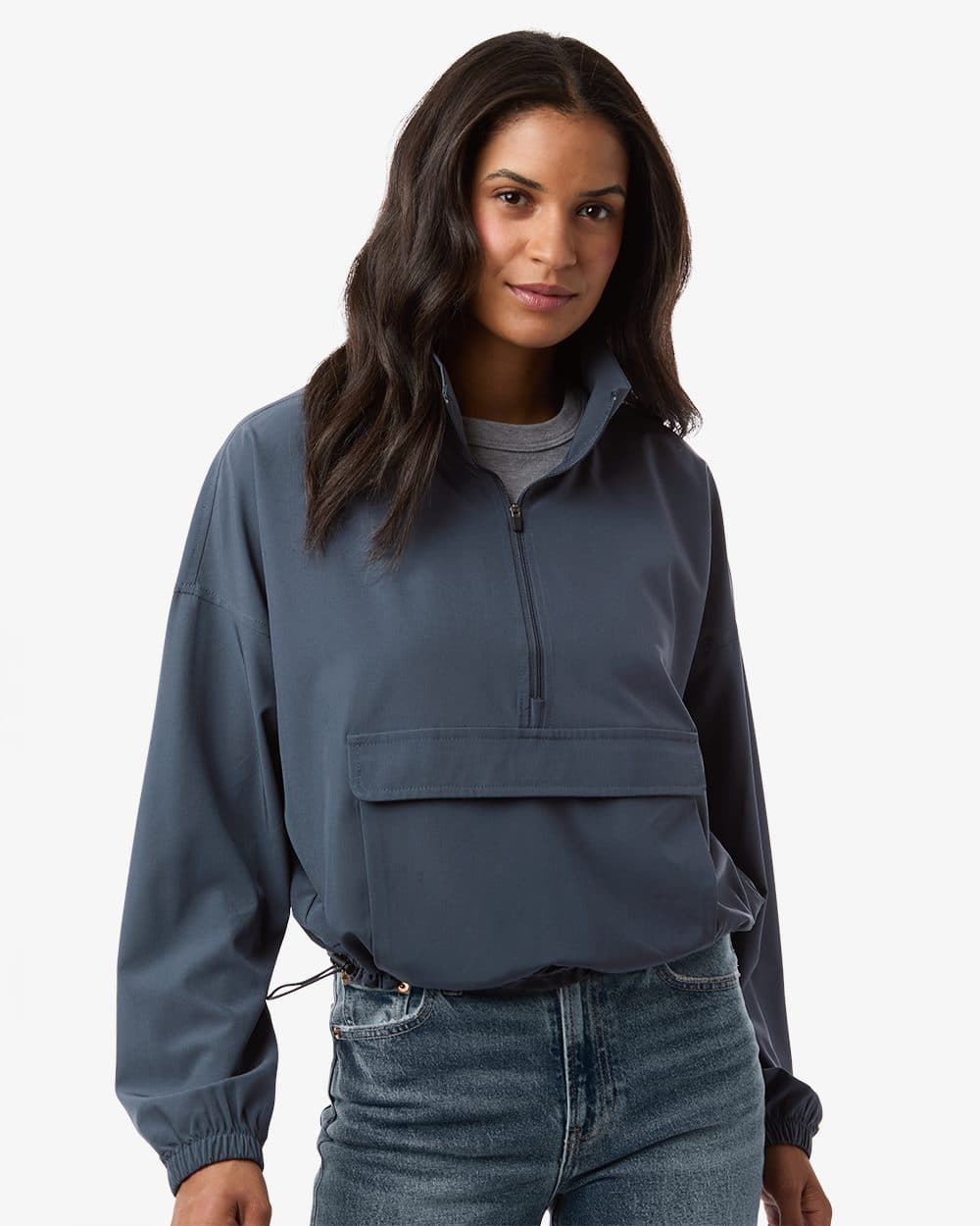 Boxercraft Women's Stretch Woven Quarter-Zip Pullover - Image 1