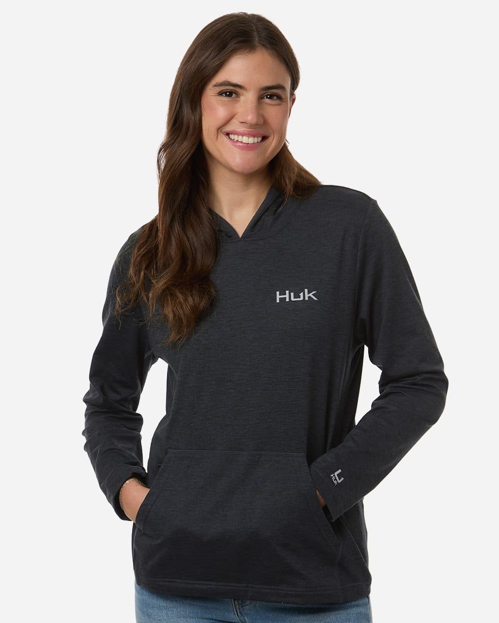 HUK Women's Coldfront+ Hooded Sweatshirt - Image 1