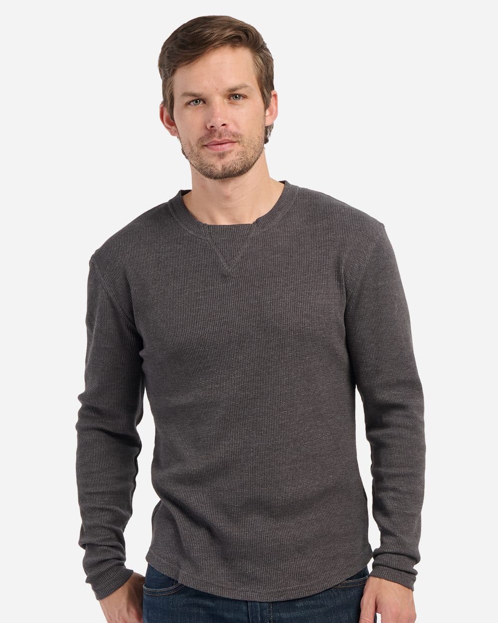 Boxercraft Men's Waffle Knit Long Sleeve T-Shirt - Image 1
