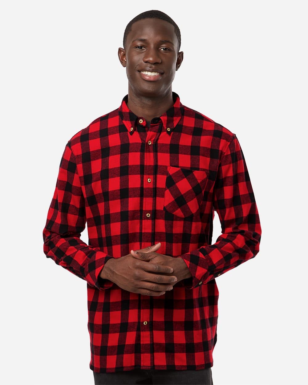 Boxercraft Men's Flannel Button Down Shirt - Image 1