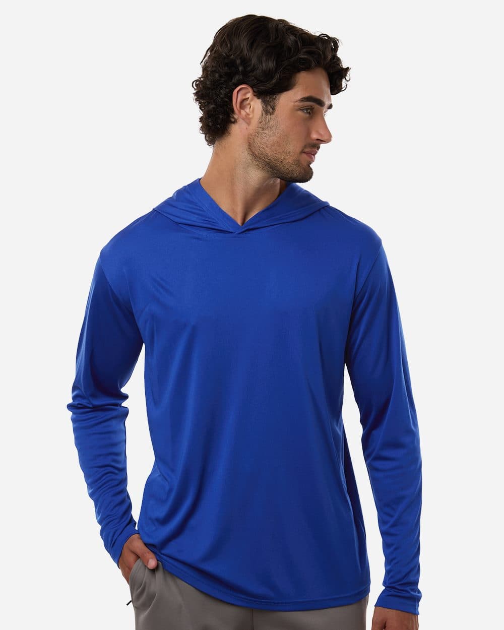 AllPro Unisex Pro-Lock Performance Hooded Long Sleeve T-Shirt - Image 1